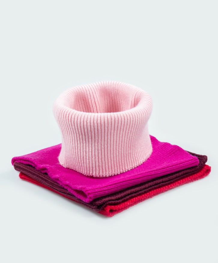 Col Poitrine En Laine Mérinos Rose Bubblegum - Équitation - Fabriqué En NZ (Nouvelle-Zélande)