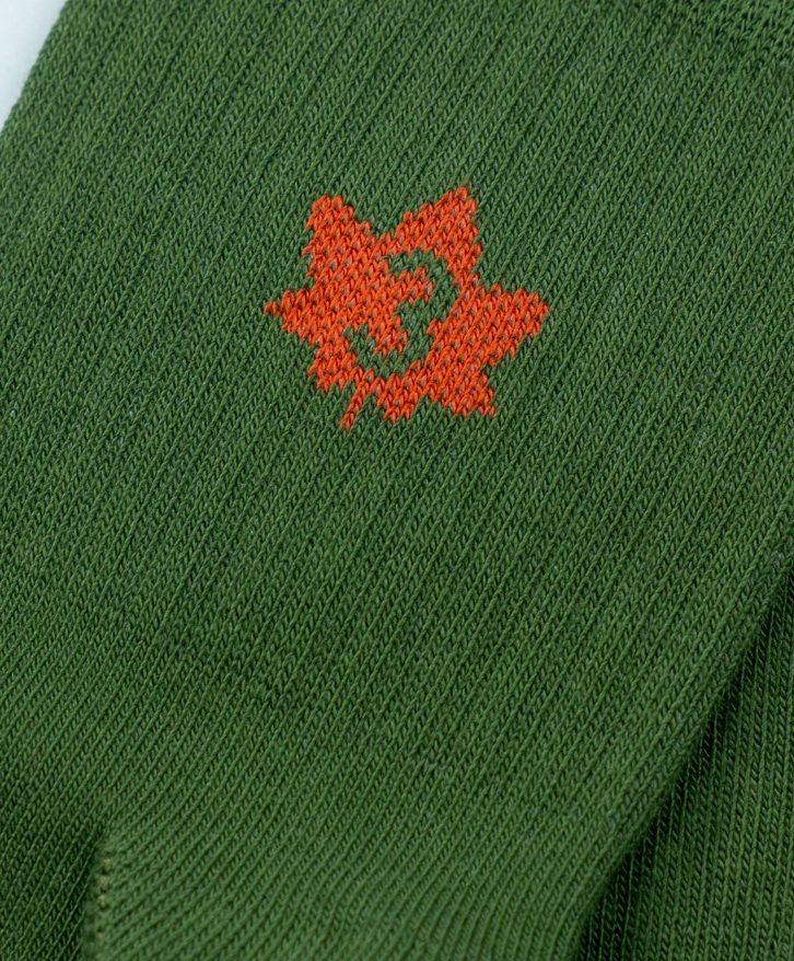 Chaussettes mi-hautes érable -