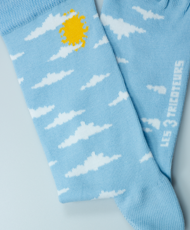 Chaussettes hautes nuages -