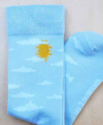 Chaussettes hautes nuages -