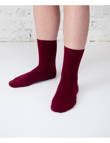 Chaussettes mi-hautes coton