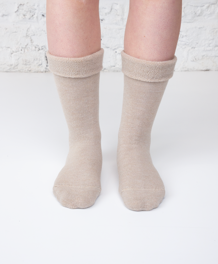 Chaussettes douillettes en laine mérinos -