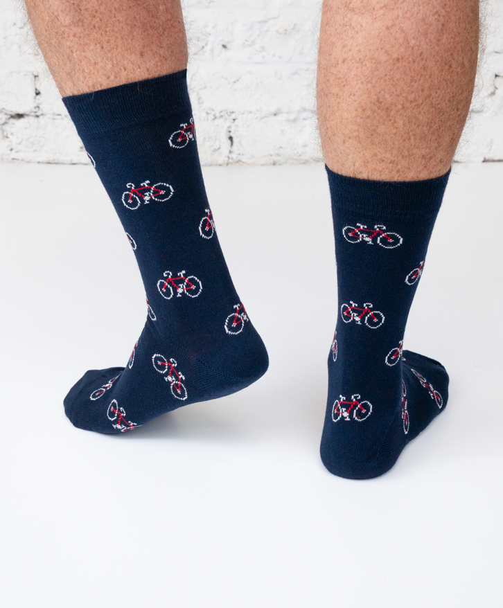 Chaussettes hautes vélo aop -