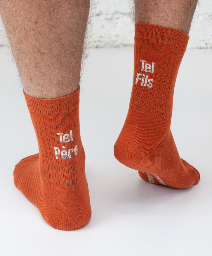 Chaussettes air de famille Papa -