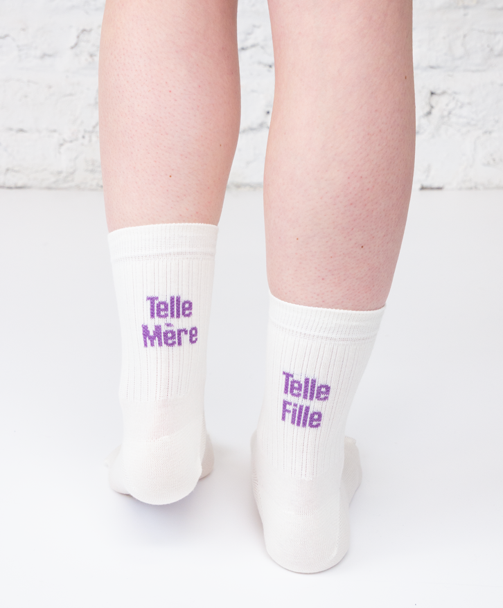 Chaussettes air de famille Maman -