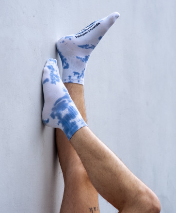 Chaussettes uniques tie and dye -