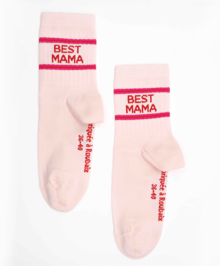 Chaussettes Best Mama en coton bio - Chaussettes Best Mama en coton bio