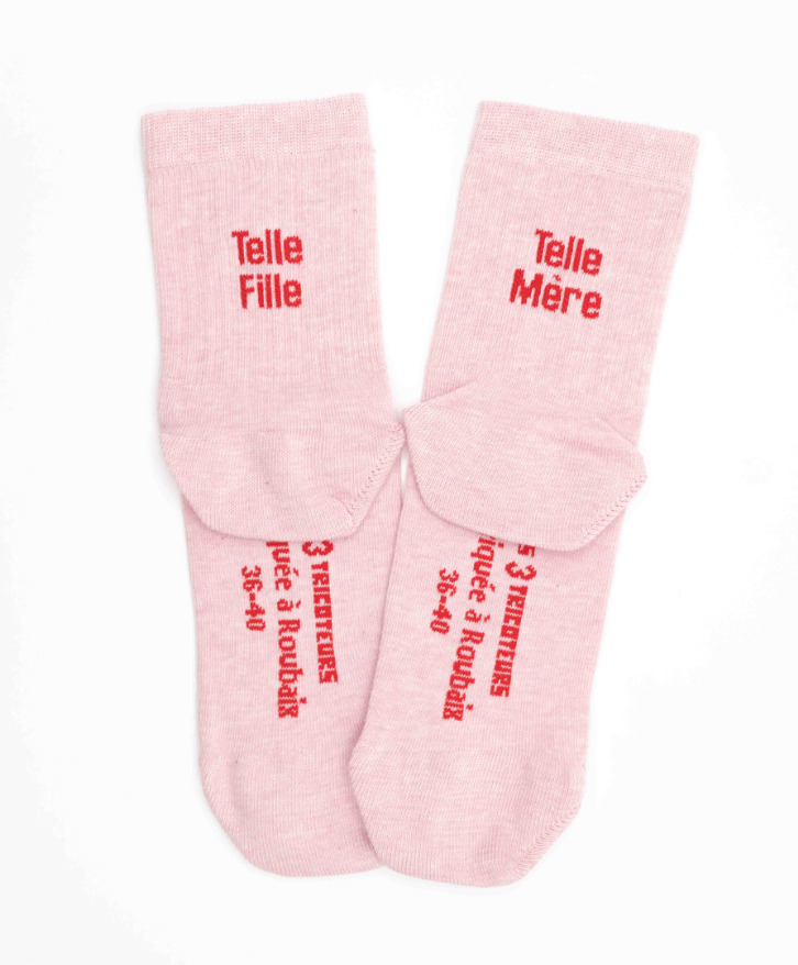 Chaussettes air de famille Maman -