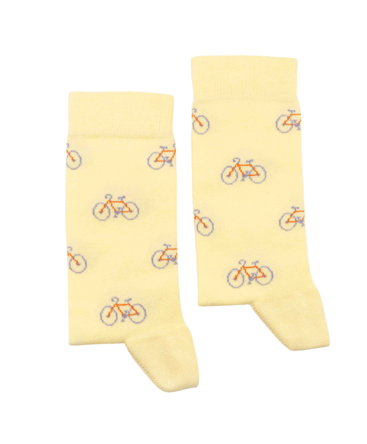 Chaussettes hautes motifs vélos - Chaussettes hautes motifs vélos