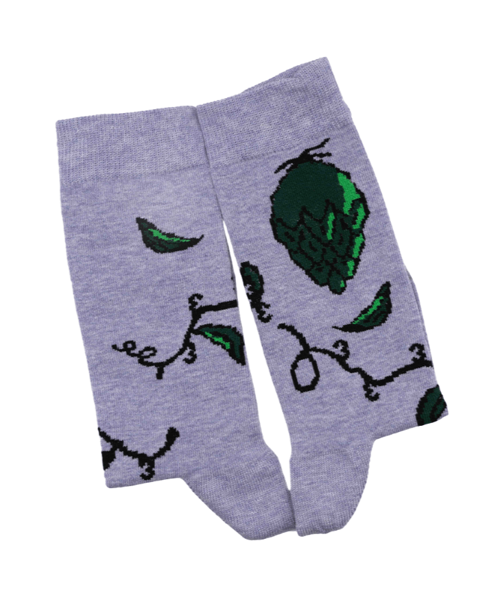 Chaussettes hautes fleur d'houblon - Chaussettes hautes fleur d'houblon