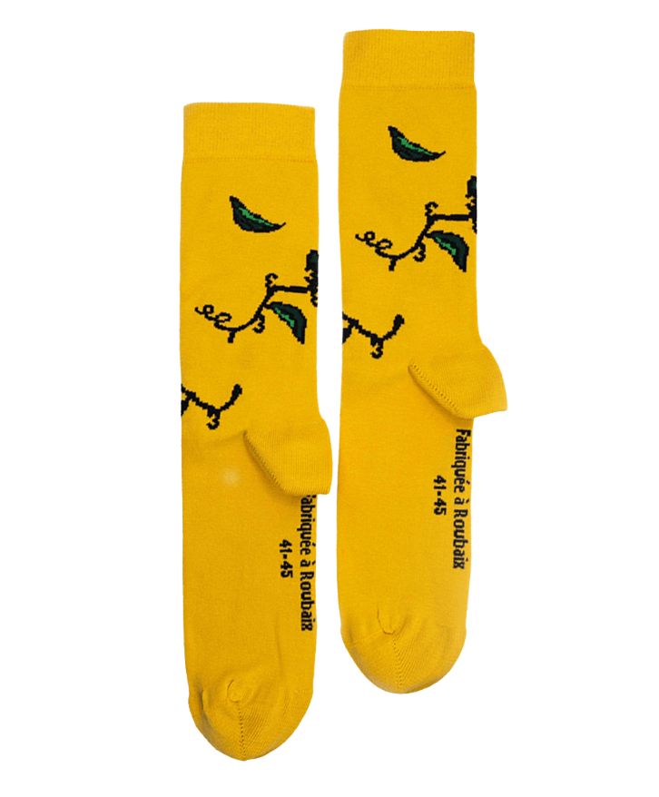 Chaussettes hautes fleur d'houblon - Chaussettes hautes fleur d'houblon
