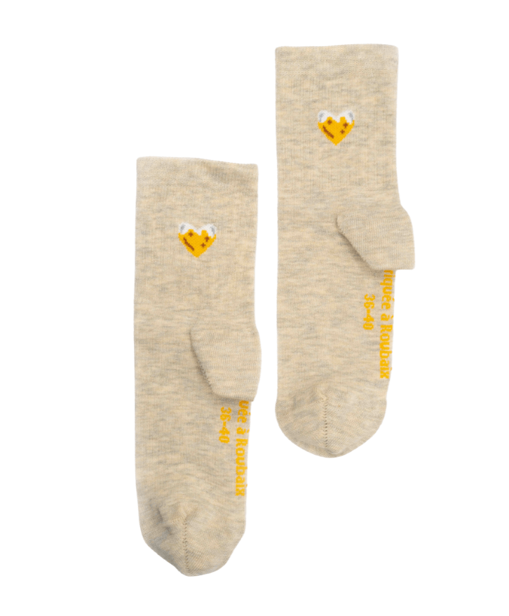Chaussettes mi-hautes mousse - Chaussettes mi-hautes mousse