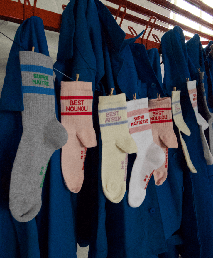 Chaussettes mi-hautes ATSEM - Chaussettes mi-hautes ATSEM