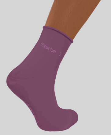 Chaussettes personnalisées paillettes -