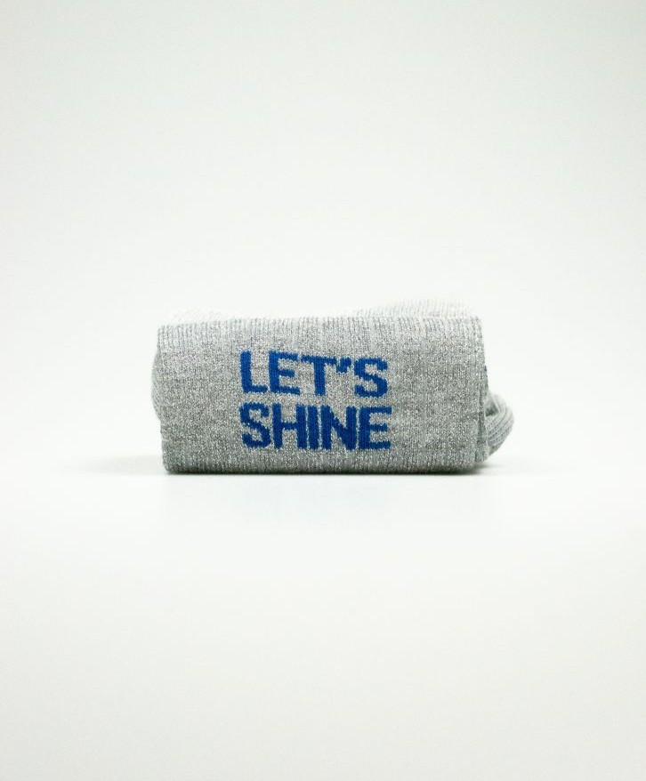 Chaussettes côtelées paillettes "Let's Shine" - Chaussettes côtelées paillettes "Let's Shine"