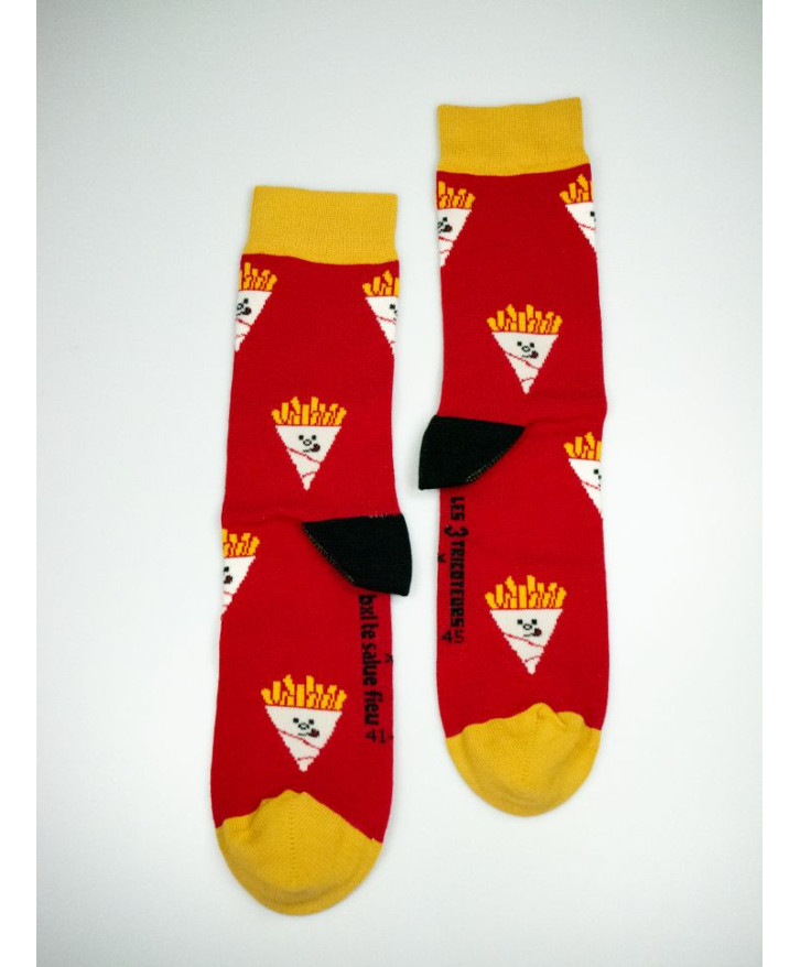 Chaussettes hautes Bruxelles te salue fieu