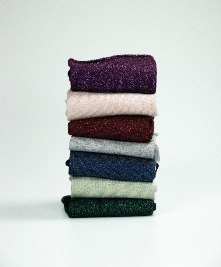 Semainier multicolore à paillettes -