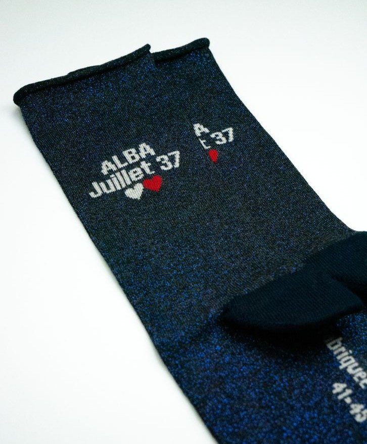 Chaussettes personnalisées paillettes