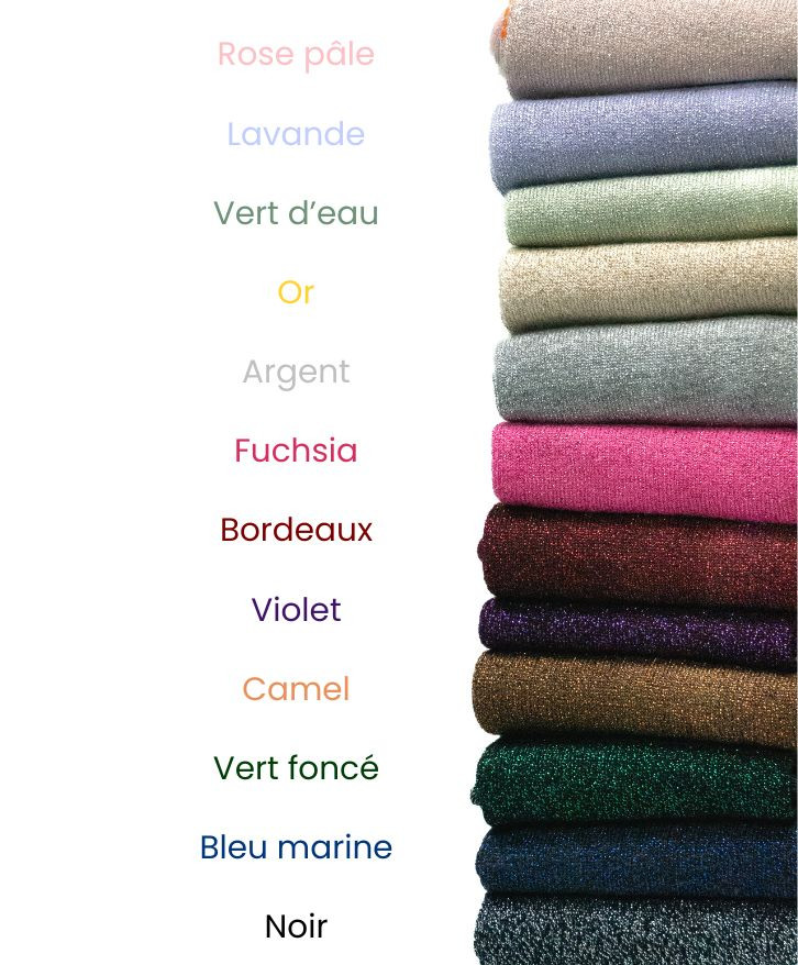 Chaussettes personnalisées paillettes