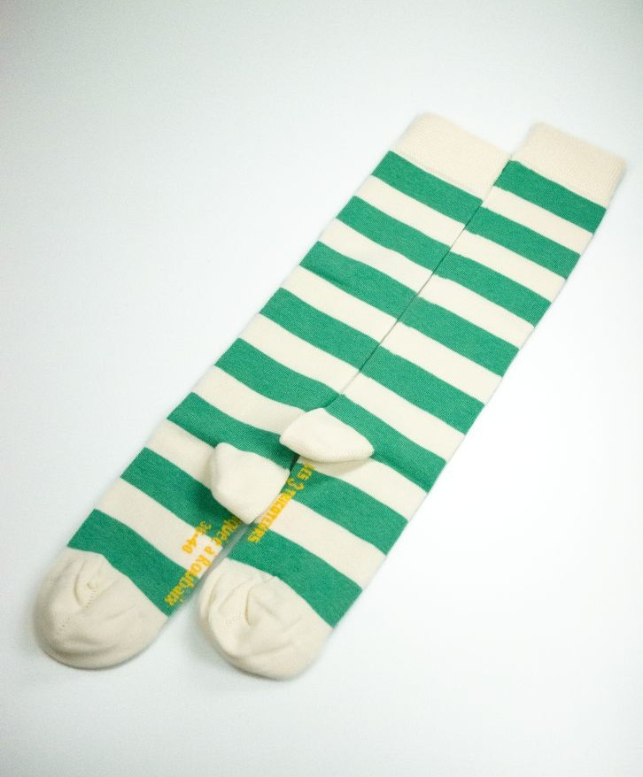 Chaussettes très hautes rayées - Chaussettes très hautes rayées