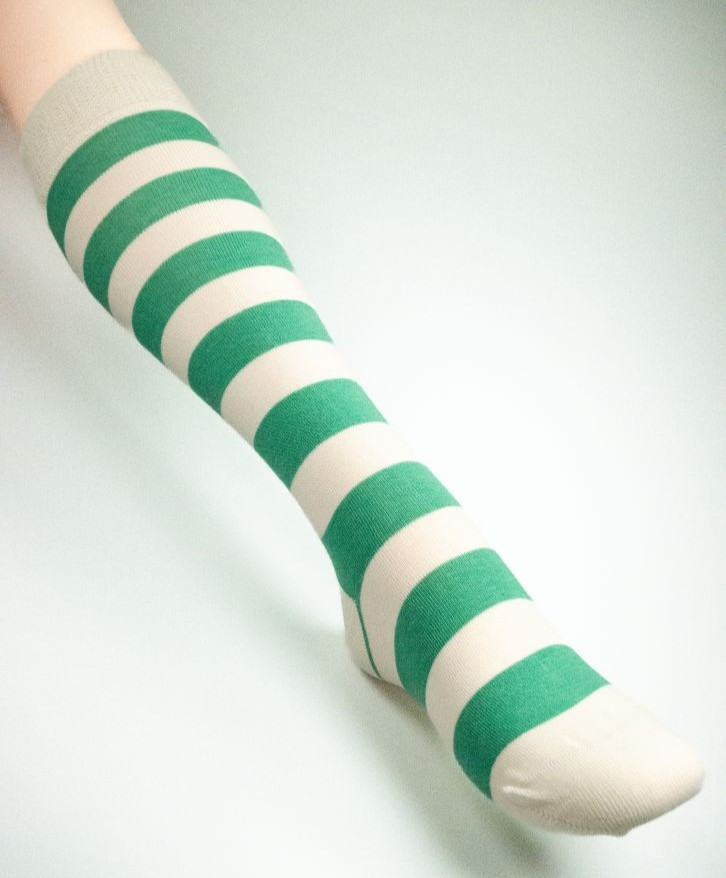 Chaussettes très hautes rayées - Chaussettes très hautes rayées