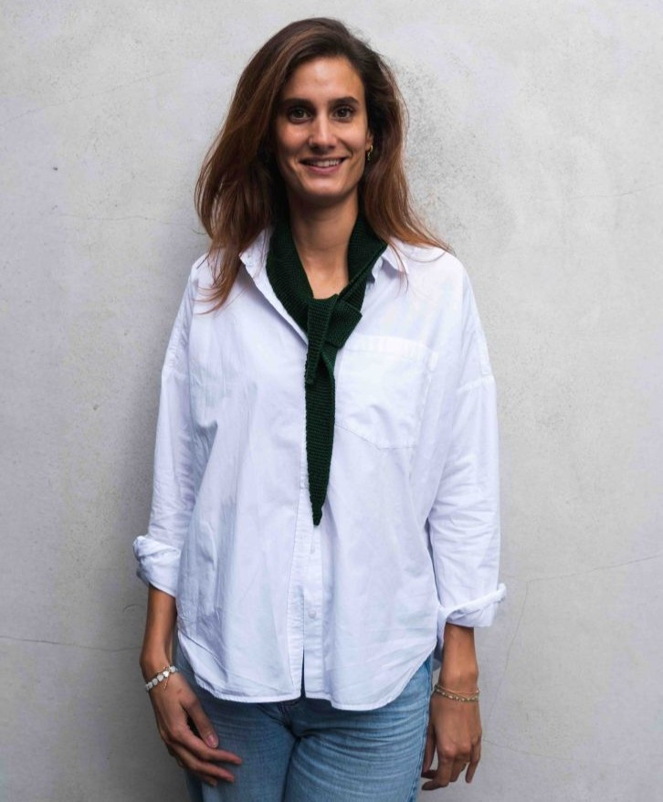 Foulard en laine mérinos vert foncé -