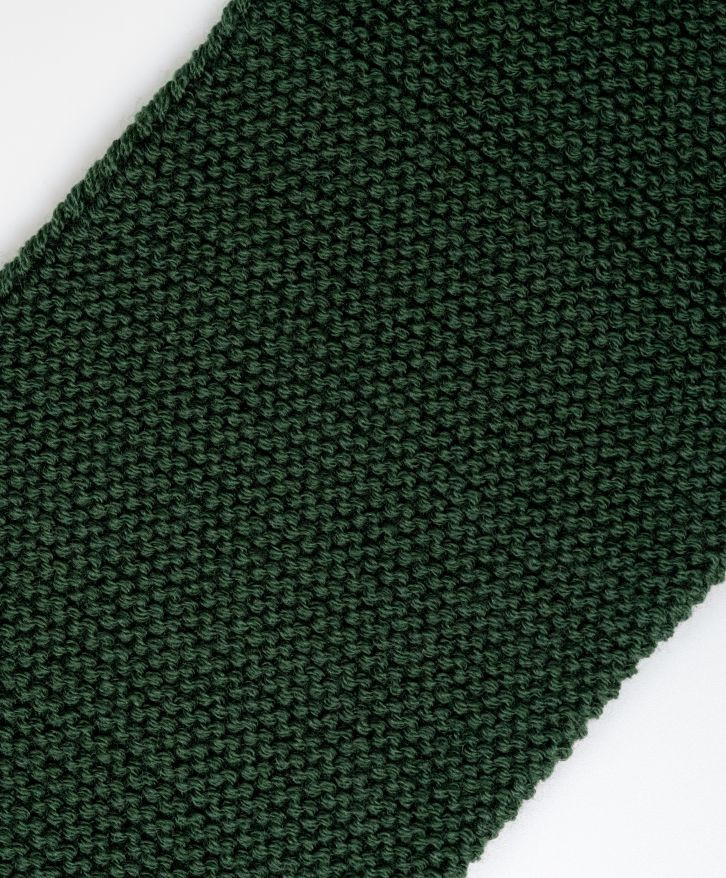 Foulard en laine mérinos vert foncé - Foulard en laine mérinos vert foncé