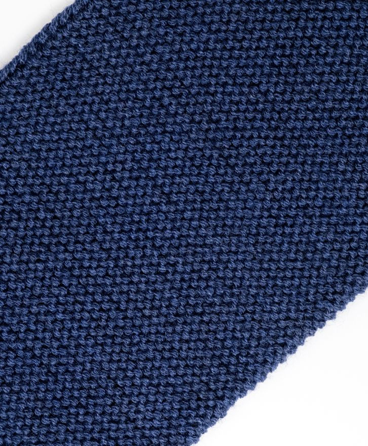 Foulard en laine mérinos cobalt - Foulard en laine mérinos cobalt