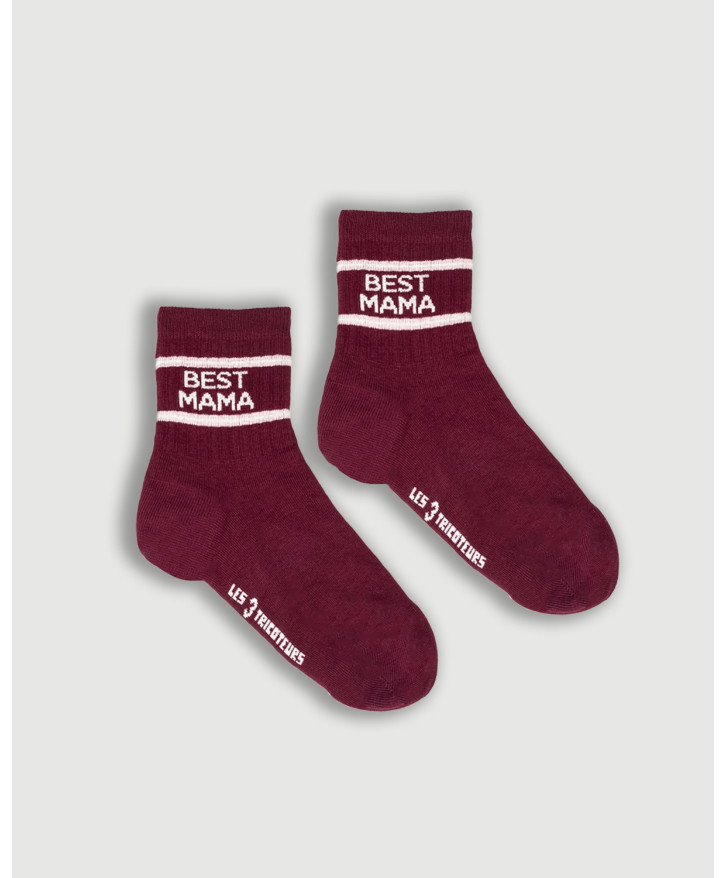 Chaussettes Best Mama en coton bio - Chaussettes Best Mama en coton bio