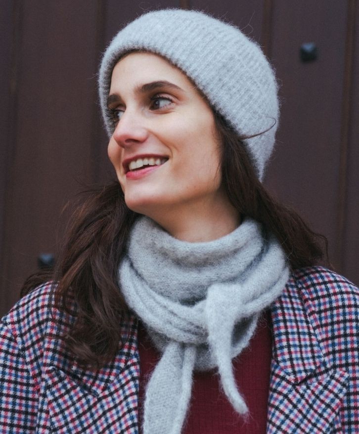 Bonnet alpaga mélangé