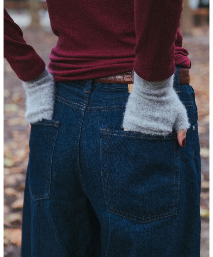 Mitaines alpaga mélangé