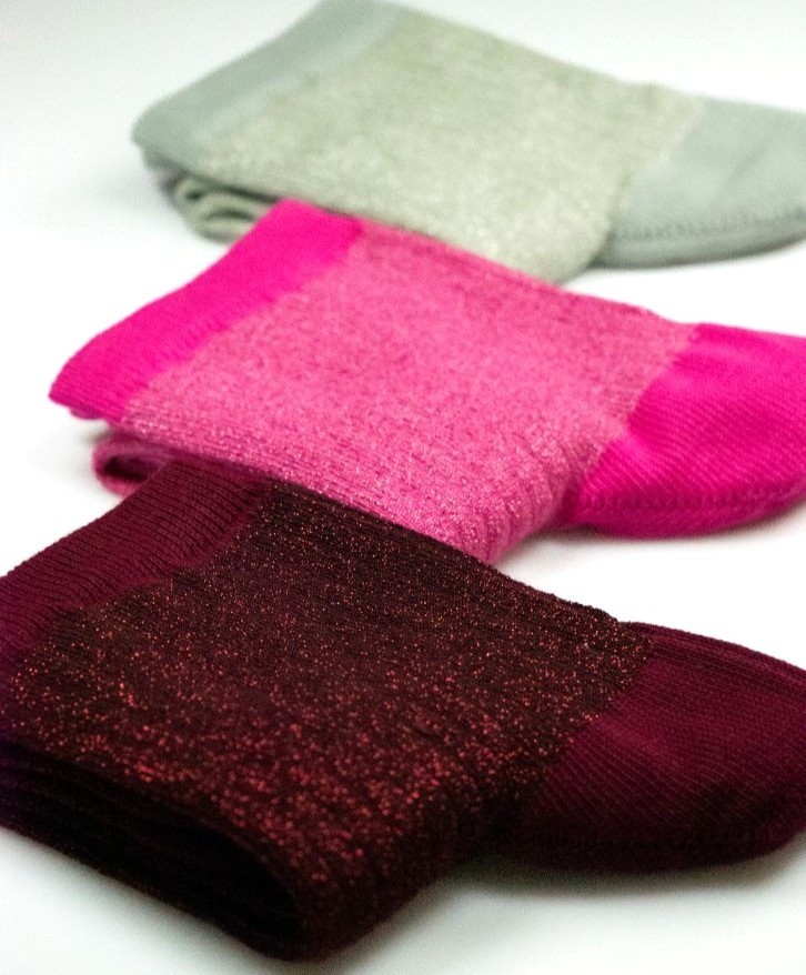 Chaussettes personnalisées paillettes