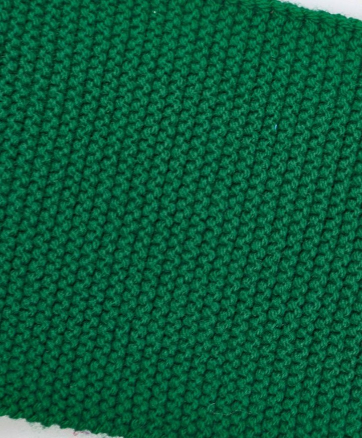 Foulard en laine mérinos vert émeraude