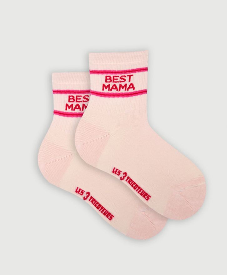 Chaussettes Best Mama en coton bio -
