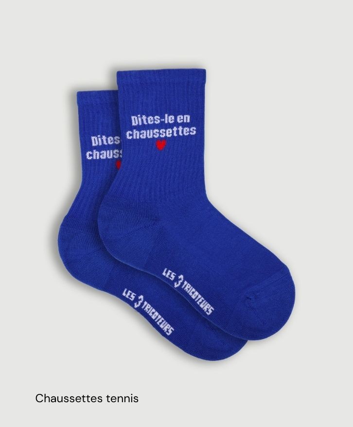 Chaussettes personnalisées en coton bio -