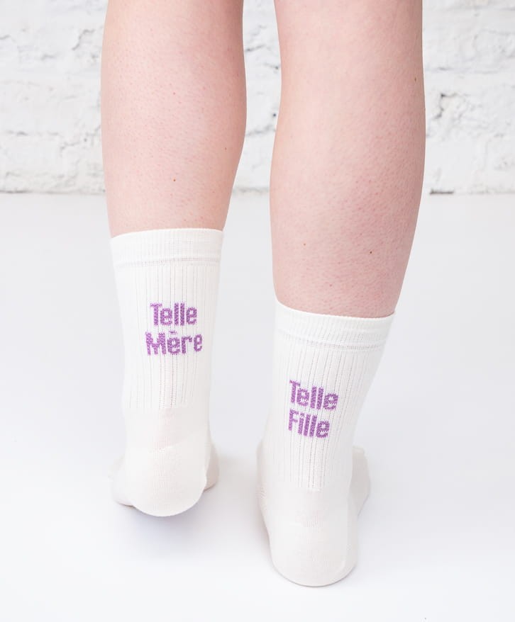 Chaussettes air de famille Maman