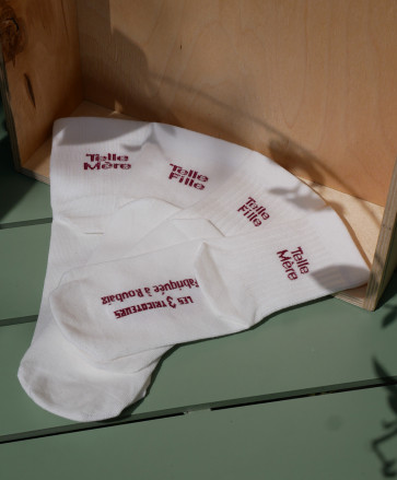 Chaussettes air de famille Maman -