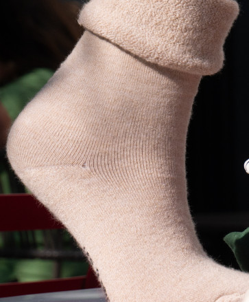 Chaussettes douillettes en laine mérinos -