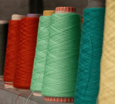 bobine de fils de laine mérinos