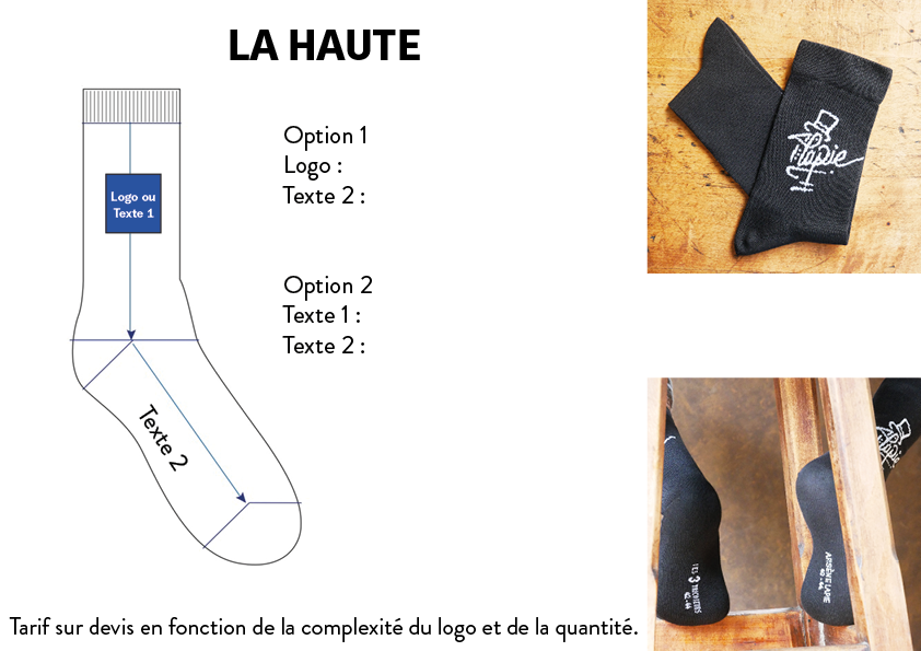 Les chaussettes personnalisées avec Label Chaussette : un cadeau clien